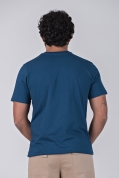 Camiseta Básica Azul Escura Griffo Plus Size Essencial