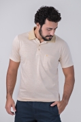 Camisa Polo Griffo Modal Amarelo Mostarda