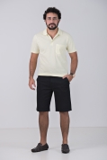 Camisa Polo Piquet Griffo Amarelo Claro