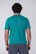 Camiseta Básica Masculina Verde Jade Griffo