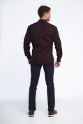 Camisa Social Masculina Marsala Essencial